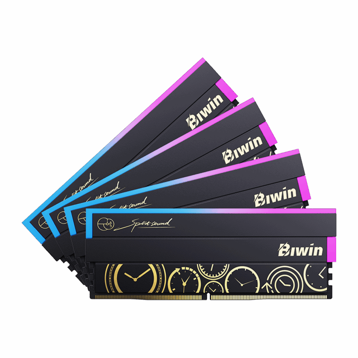 【48GB×4】192GBセットBiwin DW100 DDR5 管理番号2 Biwin OC Lab Gold Edition DW100 192 GB RAM Kit (48 GB x 4)