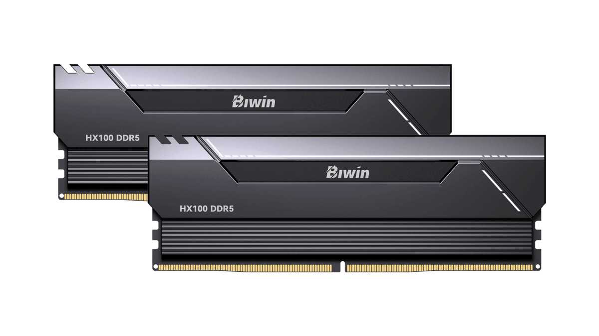 Biwin Black Opal HX100 Overclocking DDR5 RAM with Heatsink