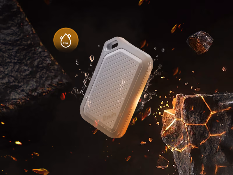 BIWIN Amber PR2000 1TB Portable SSD Rugged Type-C 2000MB/s White