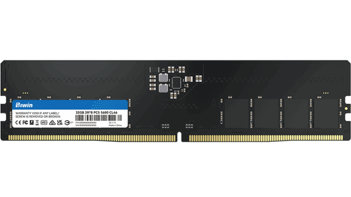 Enjoy Top Performance With Biwin RU200 UDIMM DDR5 PC RAM