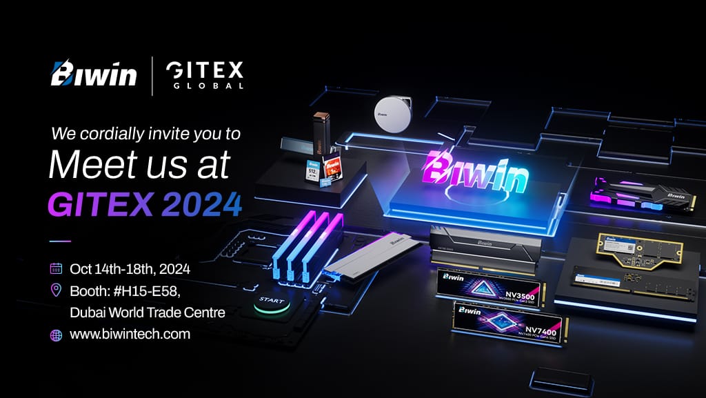 Biwin to Showcase Cutting-edge Storage Solutions at GITEX 2024