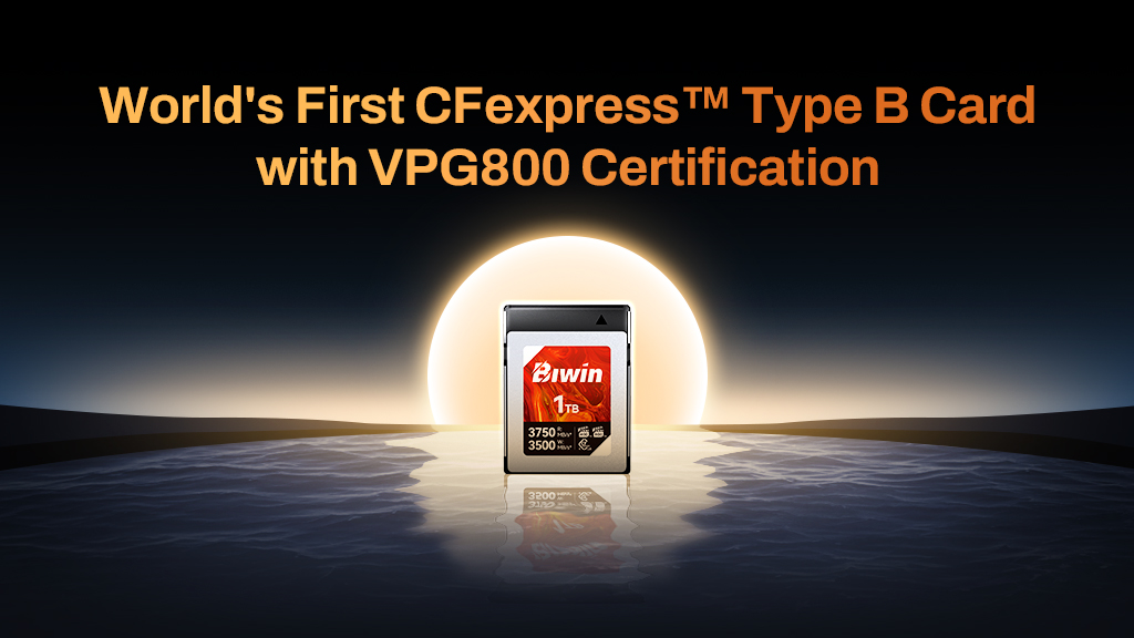 Biwin Amber CB500: The World’s First CFexpress Type B Card with VPG800 Certification