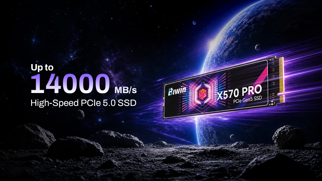 Biwin black opal x570 pro high speed pcie 5.0 ssd up to 14000 mbs