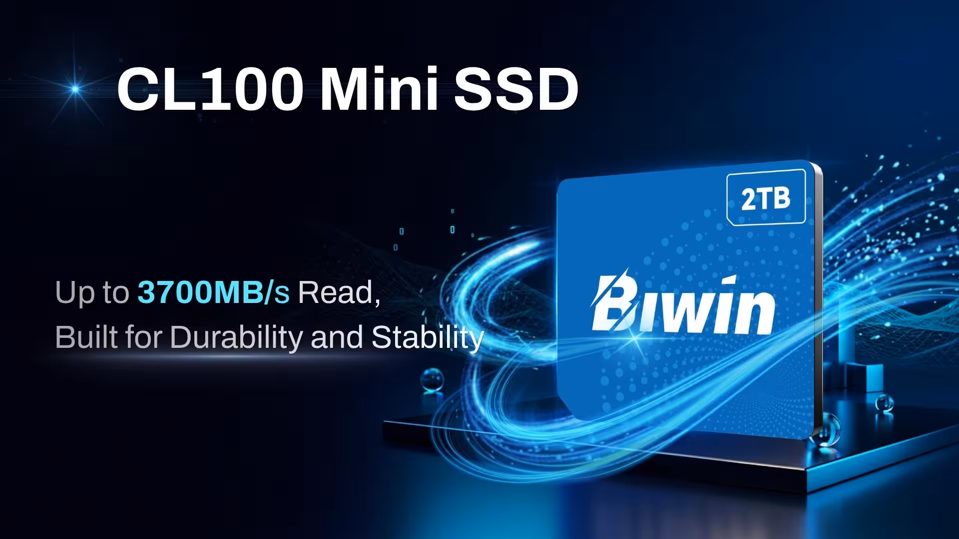 Biwin CL100 Mini SSD up to 3700MB/S read built for durability and stability