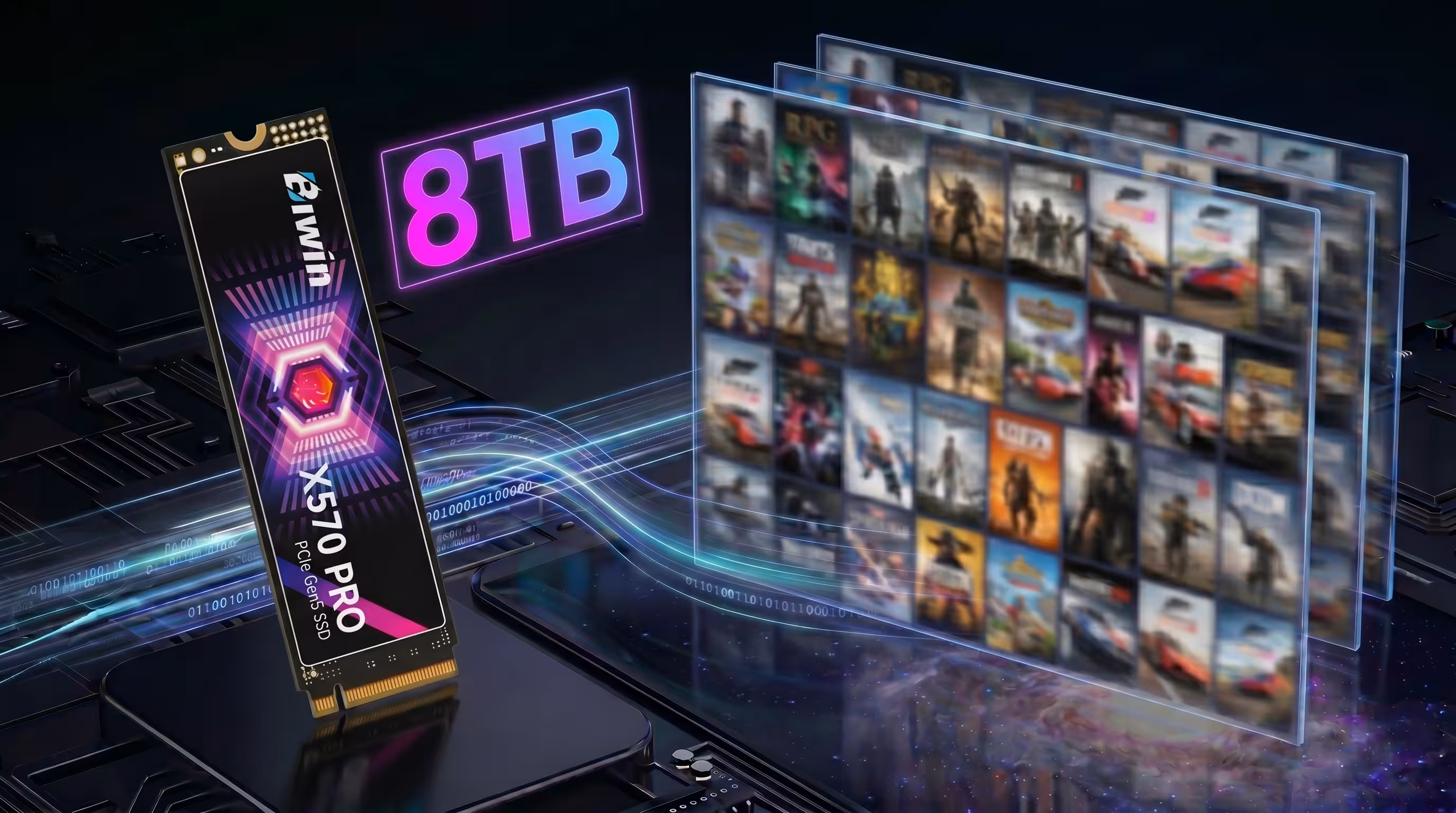 Biwin SSDs like the Black Opal X570 Pro are available in a range of capacities up to 8TB