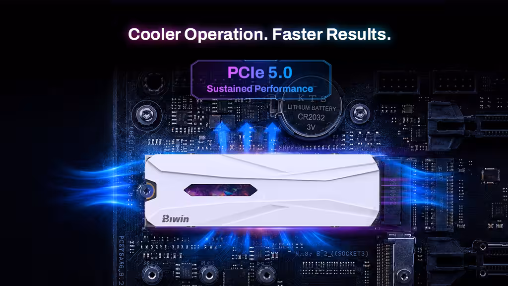Biwin X570H Pro combines high-end PCIe Gen5 performance with an advanced heatsink design