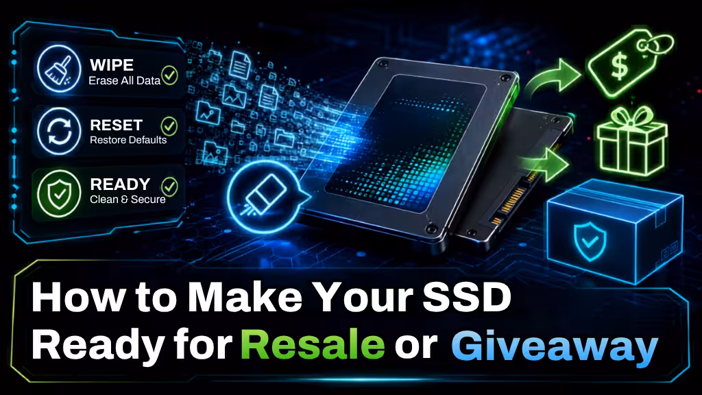 How to Make Your SSDs Ready for Resale or Give-Away