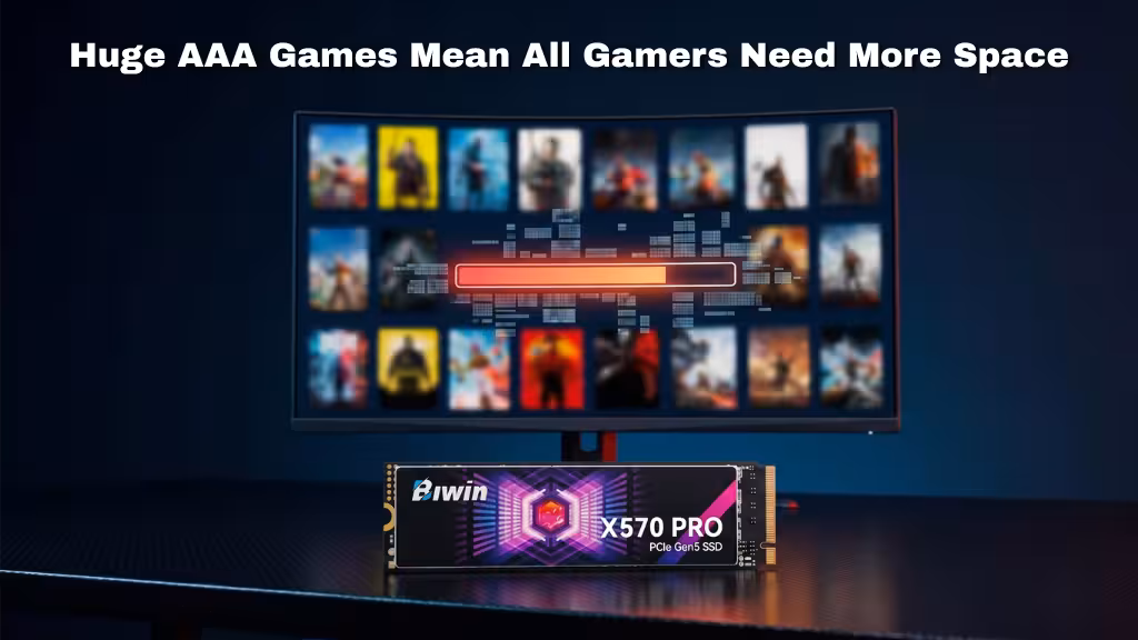 Huge AAA Games Mean All Gamers Need More Space