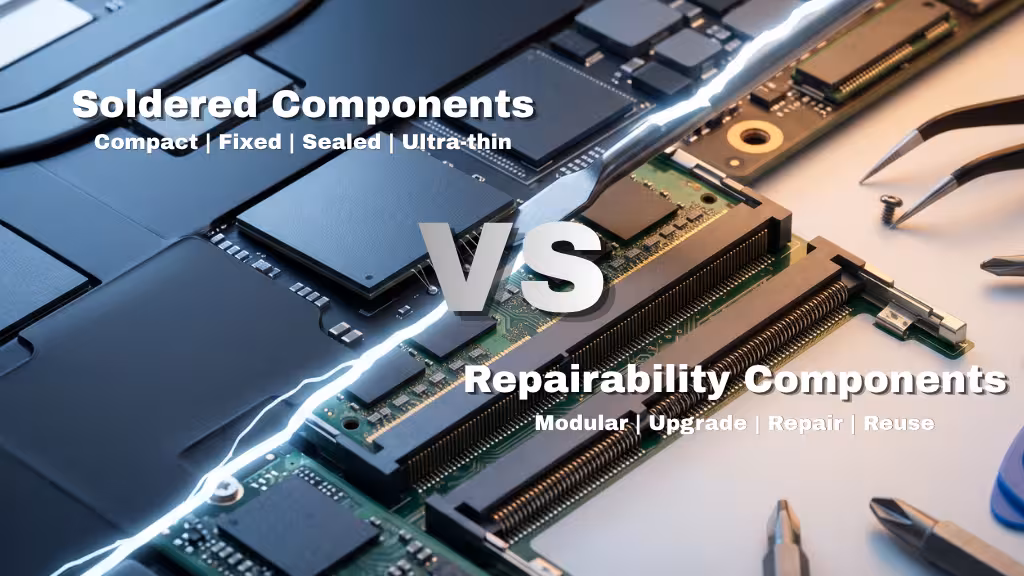 Soldered Components vs. Repairability in 2026