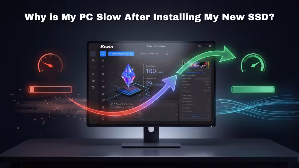 Why is my PC Slow After Installing my New SSD