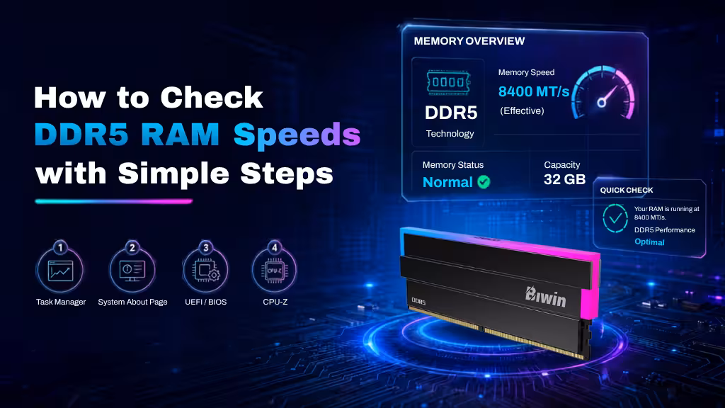 How to Check DDR5 RAM Speeds with Simple Steps
