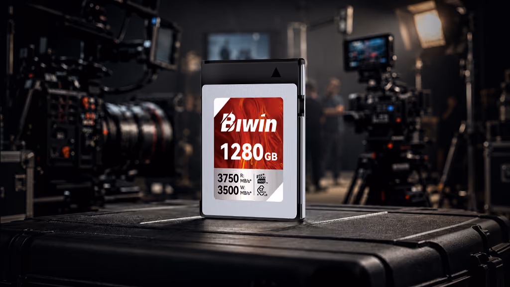 Biwin Launches Amber CB500 PRO CFexpress™ 4.0 Type B Memory Card for Professional 12K Video Production